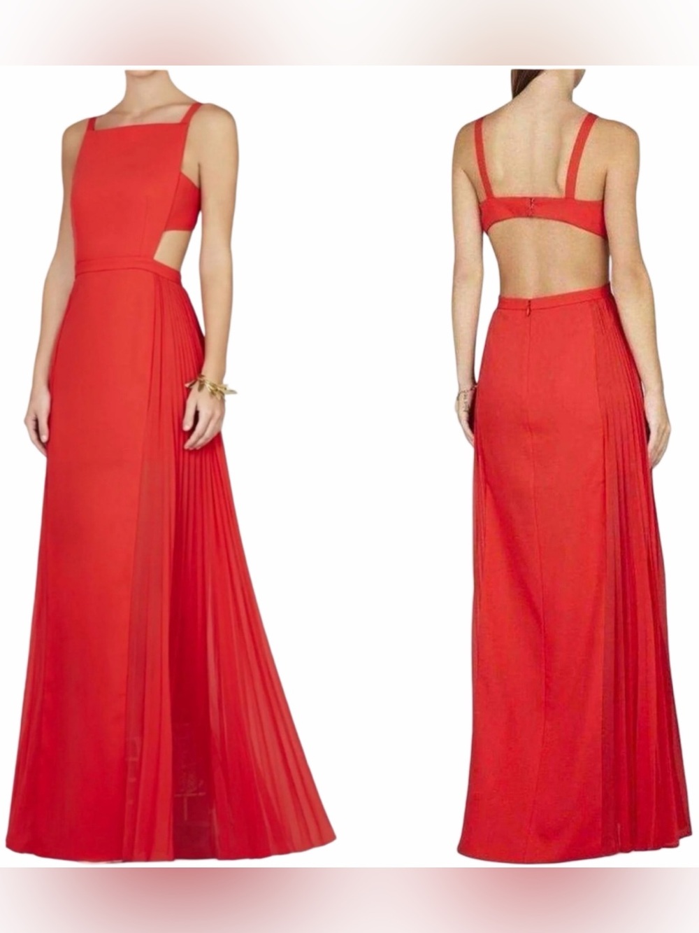 BCBGMaxAzria Cutout Maxi Gown. EUC
